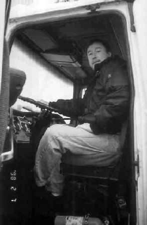 DREAM MACHINE: Alan Hayden almost couldn't realize his dream, thanks to his dealings with an inferior driver trainer.(Photo by Frank Condron)