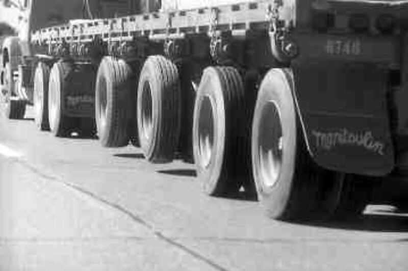 ROLLING IN MONEY: Next to fuel, rubber is the biggest operating expense.