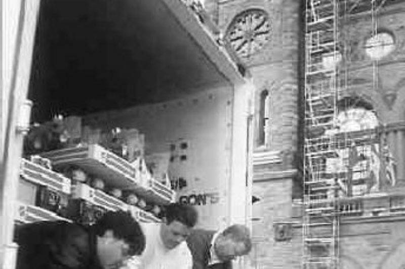 TRUCKLOAD OF FUN: The OTA and CHUMCity spearheaded the massive delivery of approximately 7,000 toys. (Photo by Matthew Sylvain)