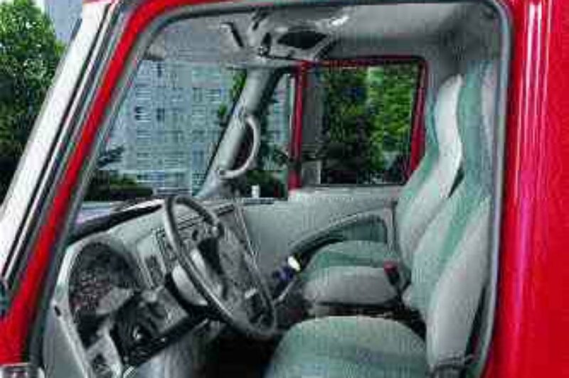 ROOM WITH A VIEW: The new cab design tries to give drivers everything.