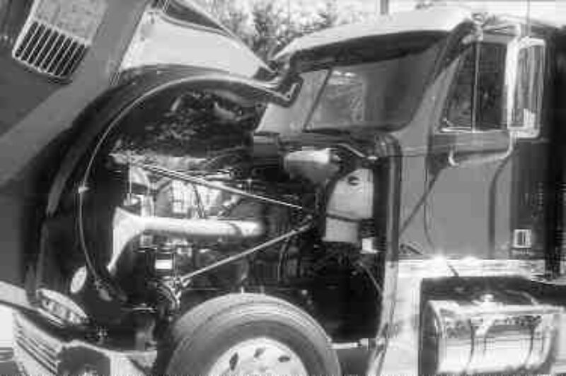 PULLING POWER: The Caterpillar C-15, 475-hp engine in this Coronado CC132 has got the guts to deliver in the forestry sector.