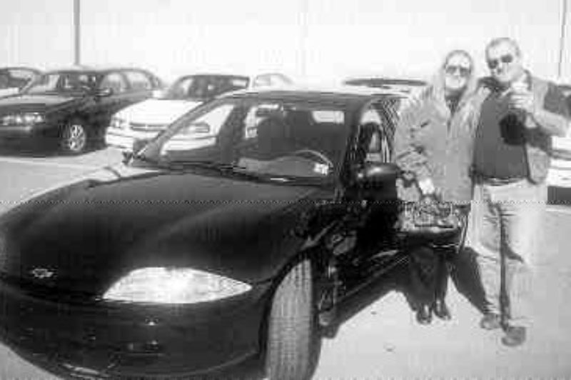 PEAS IN A POD: Art and Maria White share a special moment together.