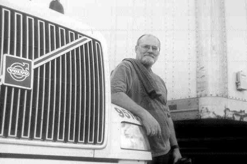 PEACE OF MIND: Rick Butterworth traded in his hectic life as a freelance consultant for a more rewarding career on the highway.