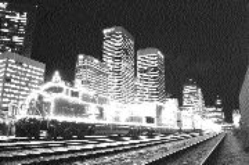 ALL DECKED OUT: The CN holiday train riding the rails for a good cause.