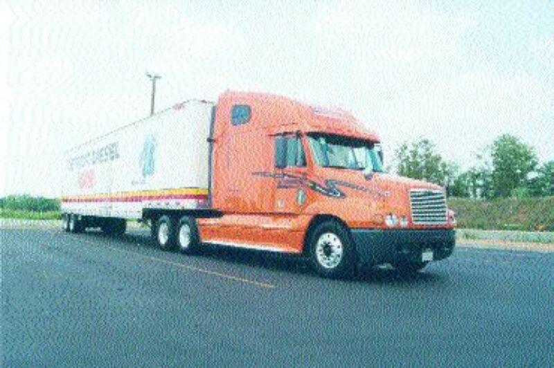SMOOTH RIDE: The pumpkin drivers have it pretty good behind the wheel, suggests Berg. Photo by Tom Berg