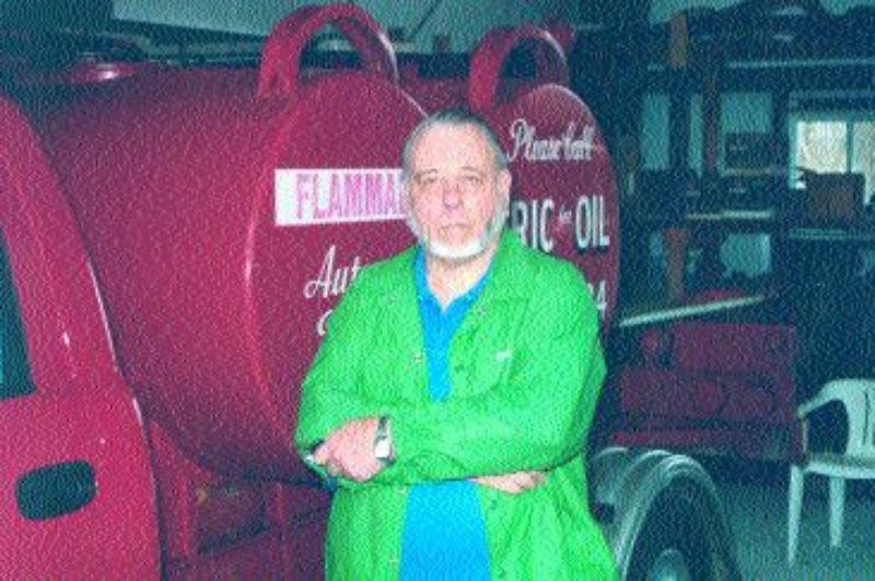 KEEP ON TRUCKING: Eric Shone, 69, says downgrading his licence helped him keep 