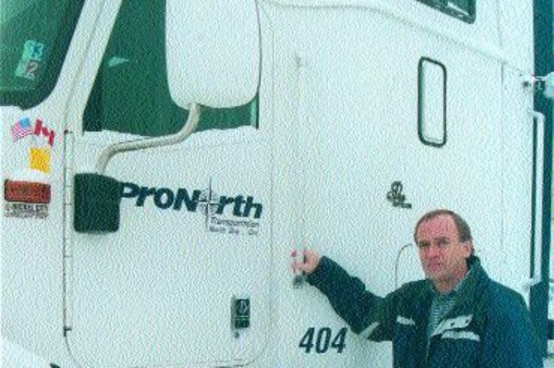 BUSINESS AS USUAL?: Eric Nickle is a driver trainer with North Bay's Pro North Transportation, which is a principal carrier of explosives for ETI canada. Photo by Brandi Cramer
