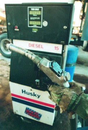 FILL'ER UP: O/Os feel the crunch when it's time to fill up on fuel.