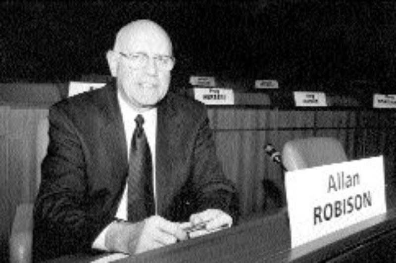 DREAMER: Reimer Express Lines president, Allan Robison, presented the trucking industry's dream.