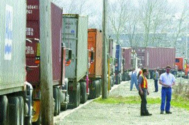 BACKED UP: A permanent solution to Port of Halifax back ups has yet to be found.Photo by Paul Darrow