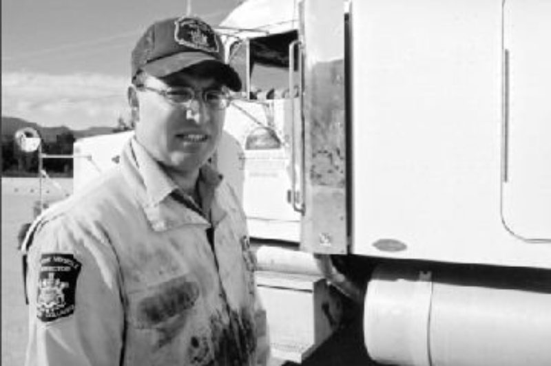 SURPRISE: Like many truckers, we were examined as part of the CVSA's unannounced air brake inspection blitz.Photo by James Menzies