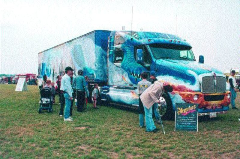 SLEEPING BEAUTY: Airbrushed, prepped and buffed for nearly 4,000 hours, at a total cost of $130,000, the 