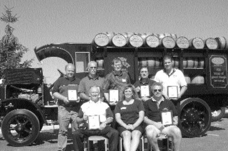 PARTY: The perfect summer day, September 6, was in order for KRTS to kick-off National Trucking Week and their hometown Caledonia's 150th birthday celebration. They did so with representatives from six of their 