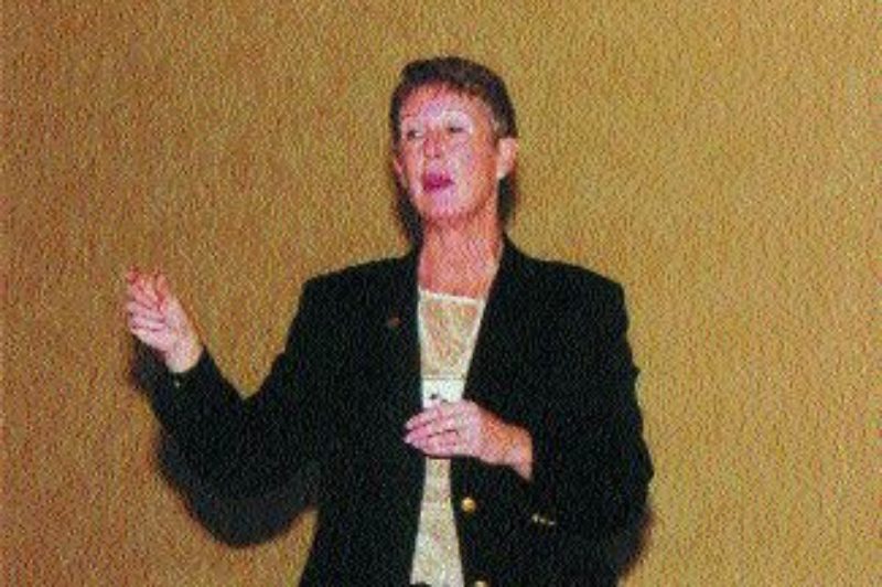 HR TALKS: Linda Gauthier talks about this year's CTHRC projects.Photo by Katy de Vries