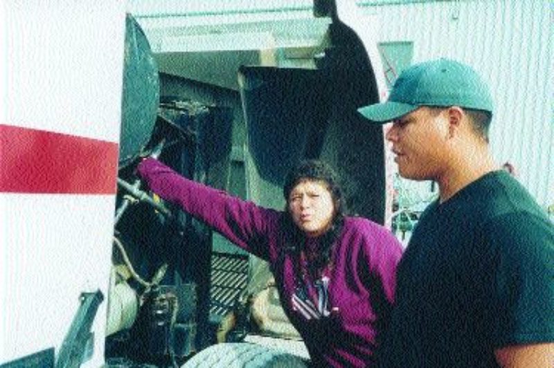 PROUD: These aboriginal truckers are proud of their heritage, and their profession.Photo by Harry Rudolfs