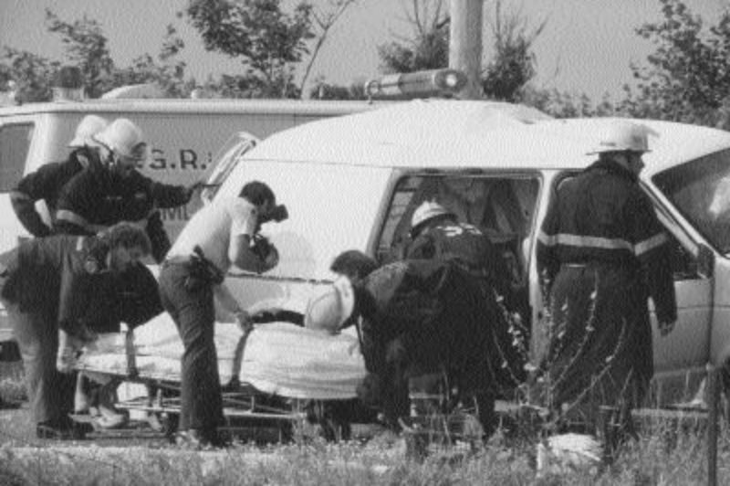 CASUALTY: Those who attempt suicide by truck aren't the only victims in a worst-case scenario such as the one above. Truckers are often left seriously injured or having to cope with the psychological aftermath of the trauma.