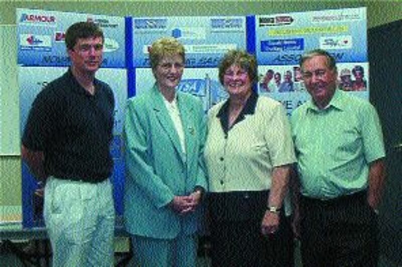 WORKING TOGETHER: (L to R) Stuart MacLean, Linda Corkum, Dianne Isnor and Bob Briggs.