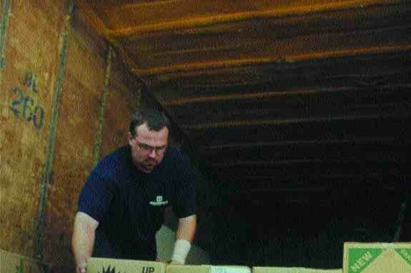 BEAST OF BURDEN: Shoulder cuff injuries are common to owner/operators and drivers.