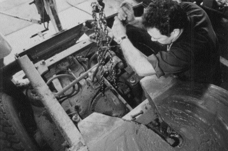 PAPER FREE WORKPLACE: Most maintenance staff would rather spend time doing this than shuffling through piles of old paperwork.