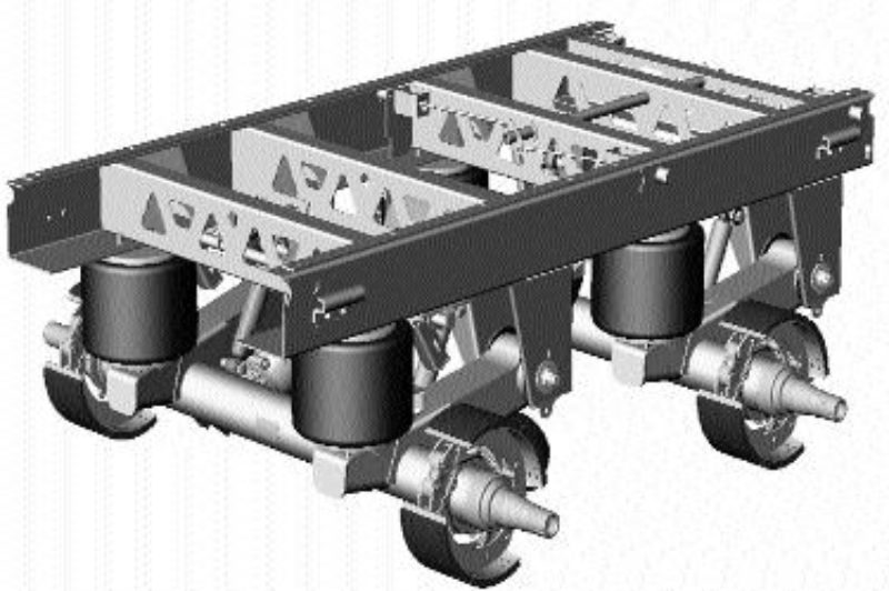 LIGHTER BUT STRONGER: Dana's new trailer suspensions reduce weight while maintaining a superior strength-to-weight ratio, company officials say.
