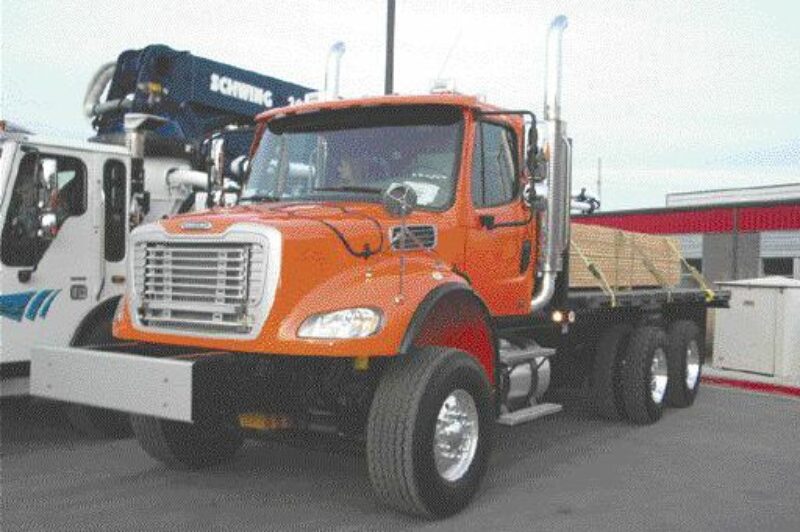 EASY ACCESS: The hood access hatch allows easy access to the engine - ideal for snowplow applications.Photo by James Menzies