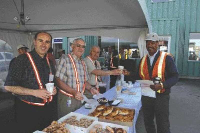 BREAKFAST OF CHAMPIONS: Drivers came out in droves for Trucker Appreciation Day, expanding their friendships, their fun and perhaps their waistlines courtesy of Krispy Kreme.
