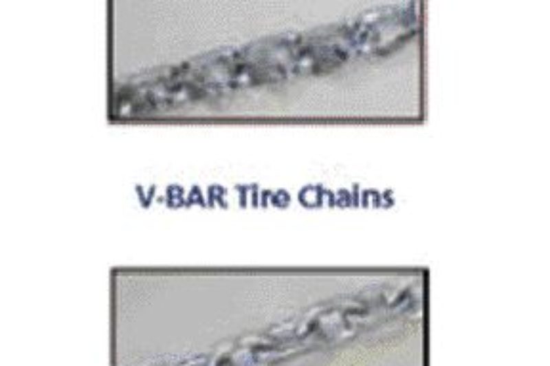 CHAIN 'EM UP: Kinedyne's line of tire chains.