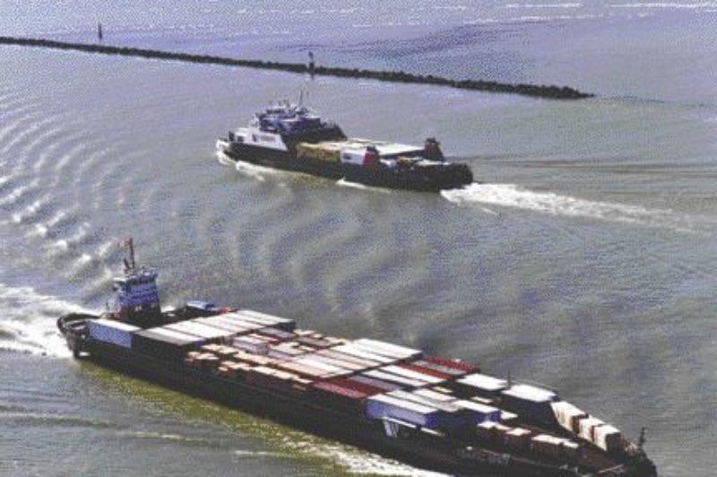 SETTING SAIL: Two Seaspan Coastal Intermodal vessels set sail for Vancouver Island. The company says fuel prices and driver shortages make short sea shipping an ideal alternative.