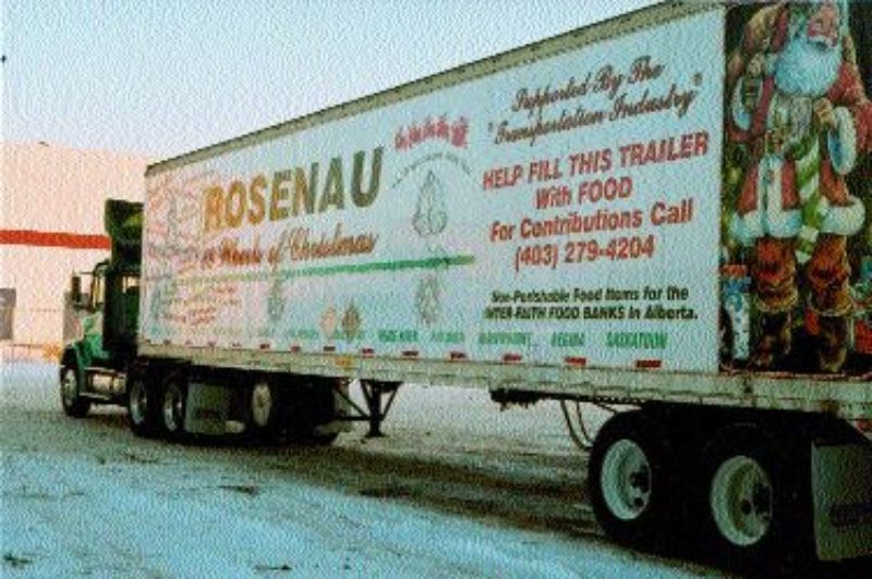DELIVERING CHRISTMAS CHEER: The 18 Wheels of Christmas food drive is underway in Alberta.