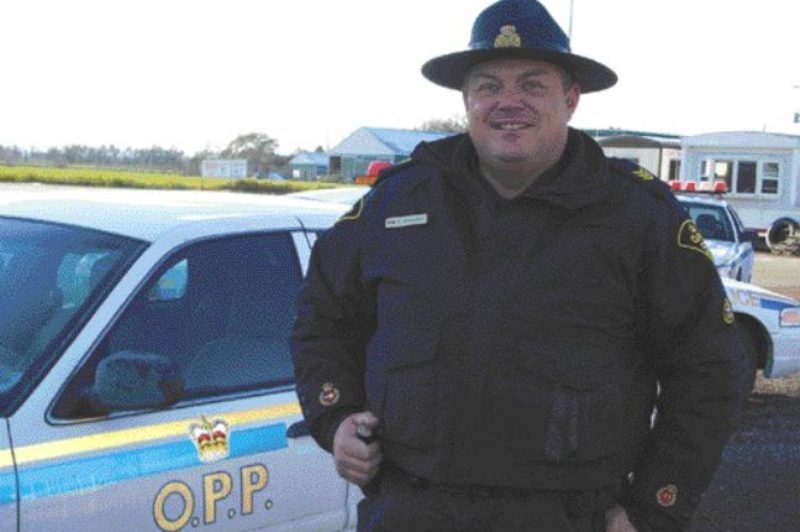 WATCHDOG: Sgt. Cam Woolley of the OPP was on the 407 along with officers from his and other detachments during the recent blitz. Police want truckers to know that taking the ETR 407 isn't a free pass.Photo by James Menzies