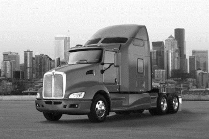 AERODYNAMIC: Kenworth's new T660 tractor boasts improved aerodynamics and an enhanced forward lighting system, the company says.