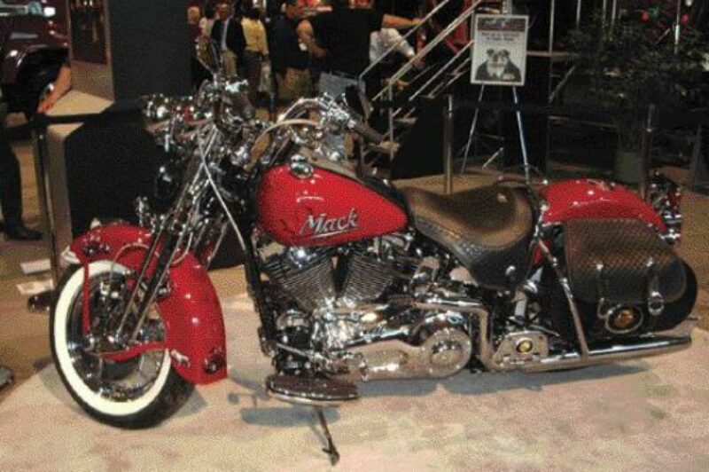 SHOW STOPPER: This corporate theme bike, designed by HD Hauln Customs for Mack Trucks turned a lot of heads at Truck World.