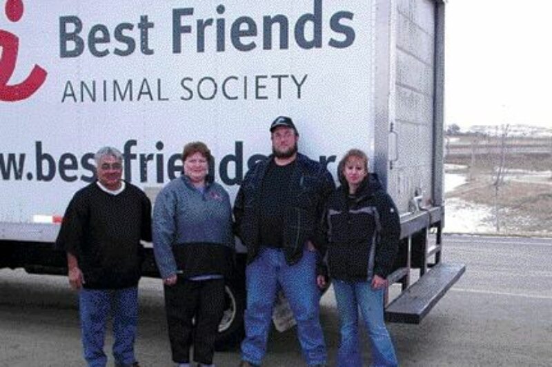 GOOD SAMARITANS: Heather Petersen and friends were instrumental in finding new homes for animals that were displaced by Hurricane Katrina.