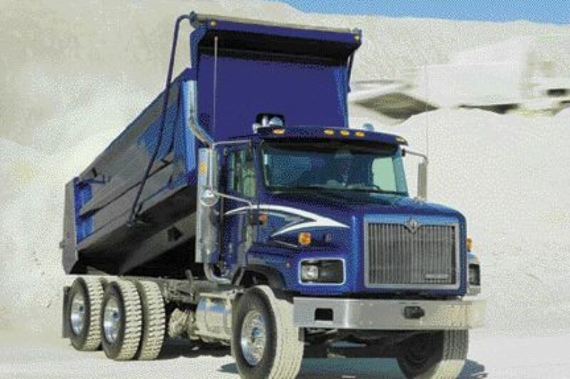 SEVERE SERVICE: International showcased three of its top severe service truck models at the show.