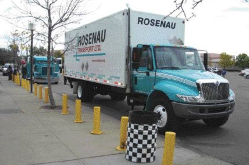 LINING UP SUPPORT: Last year, trucks from all over Alberta (including the one pictured) combined to raise money for Special Olympics through the World's Largest Truck Convoy. Ontario also participated along with most states.