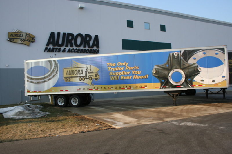 Aurora has launched a trailer fleet to deliver parts across North America.
