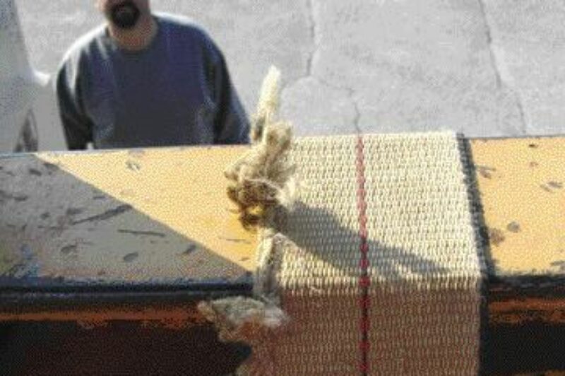 BE A-FRAYED: Off-shore tie-down companies are flooding the market with inferior products, warns Ancra's Ralph Abato.