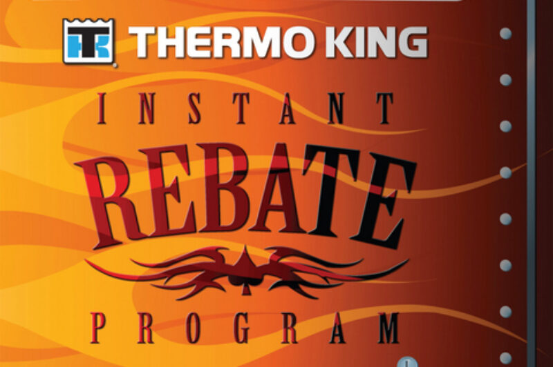 Customers can receive up to $100 cash back as part of Thermo King's instant rebate program.