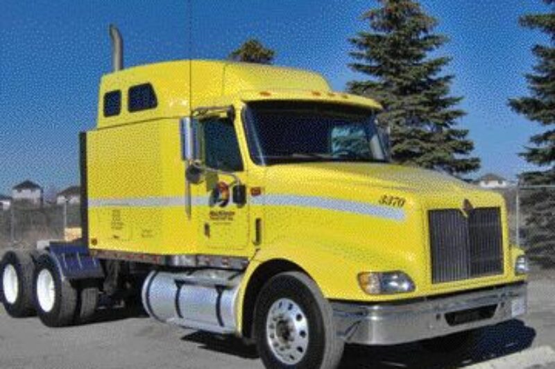 FIRST WHEELS: Sergei's first truck, pictured here, made his transition from company driver to owner/operator complete.