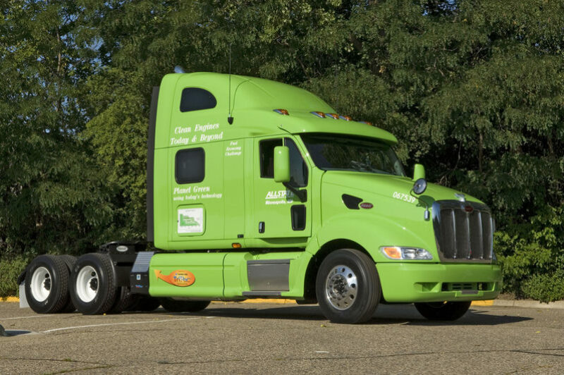 Allstate's Green Machine is set out to prove environmentally friendly products can save fuel.