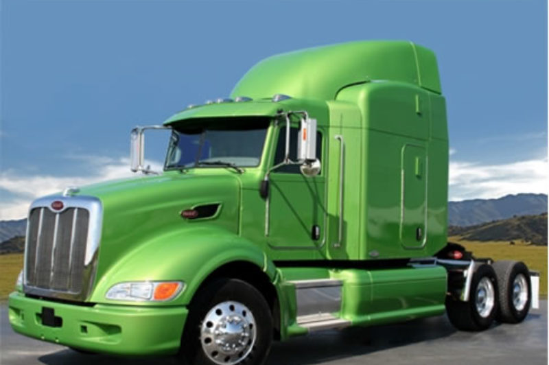 Peterbilt's diesel-electric hybrid model 386.