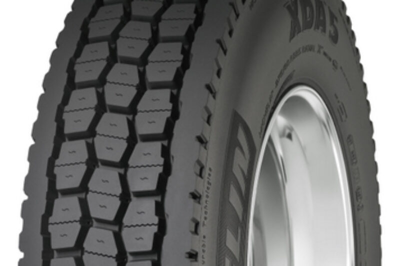The new drive tire from Michelin is boasting a regenerated tread design.