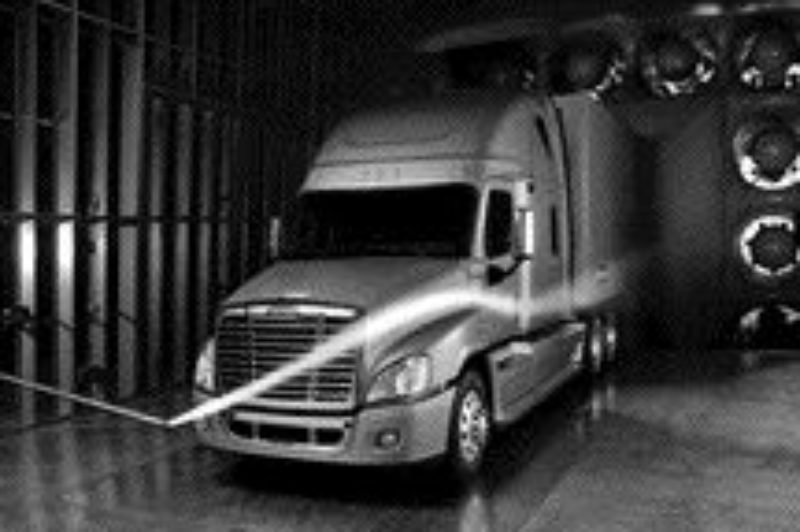 AERO BATTLE: Freightliner says testing shows its Cascadia boasts best-in-class aero, but International says it will do its own tests, thanks.