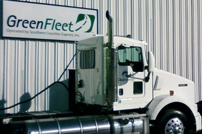 Kenworth's LNG T800s will produce fewer emissions than trucks running on traditional diesel fuel, the company says.