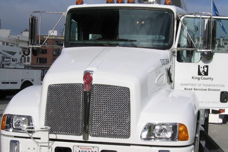 This medium-duty hybrid allows King County to idle less and spend more time at job sites and less time at the fuel island.