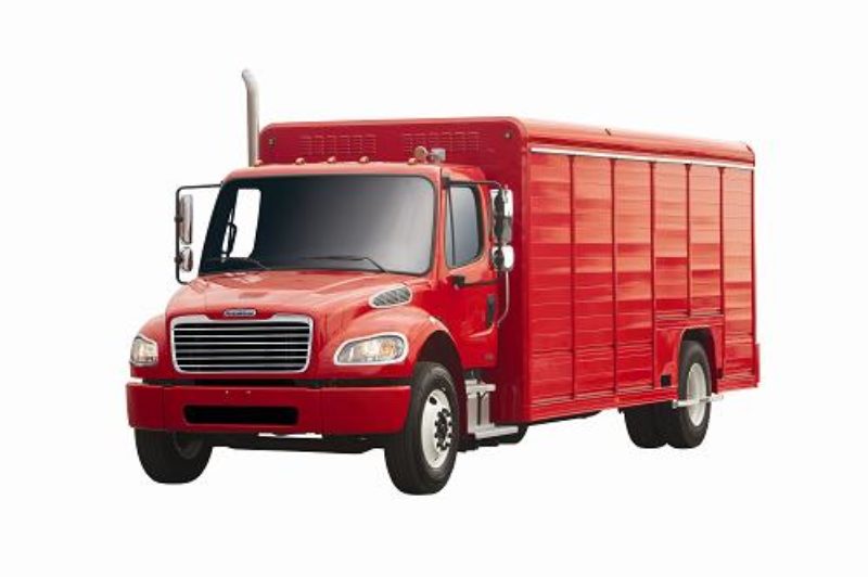 This Business Class M2e hybrid beverage truck was unveiled at the Work Truck Show.