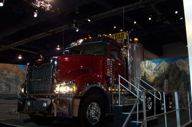 Mack's new Titan was unveiled amid much fanfare at CONEXPO.