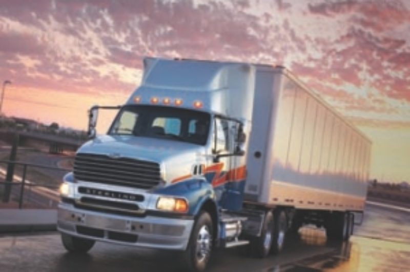QUIETER RIDE: Sterling has made a number of sound-reducing improvements to its highway trucks.
