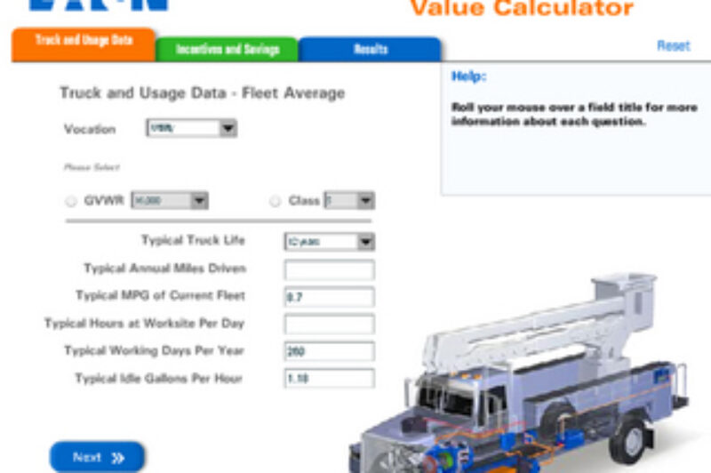 Eaton's new hybrid value calculator can help fleets determine whether or not the savings offered by hybrid trucks will offset the increased purchase price.