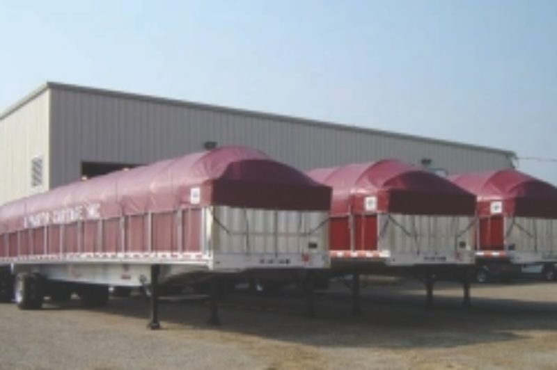 FUNCTION AND STYLE: Today's tarps not only secure loads, they also look good in the process.